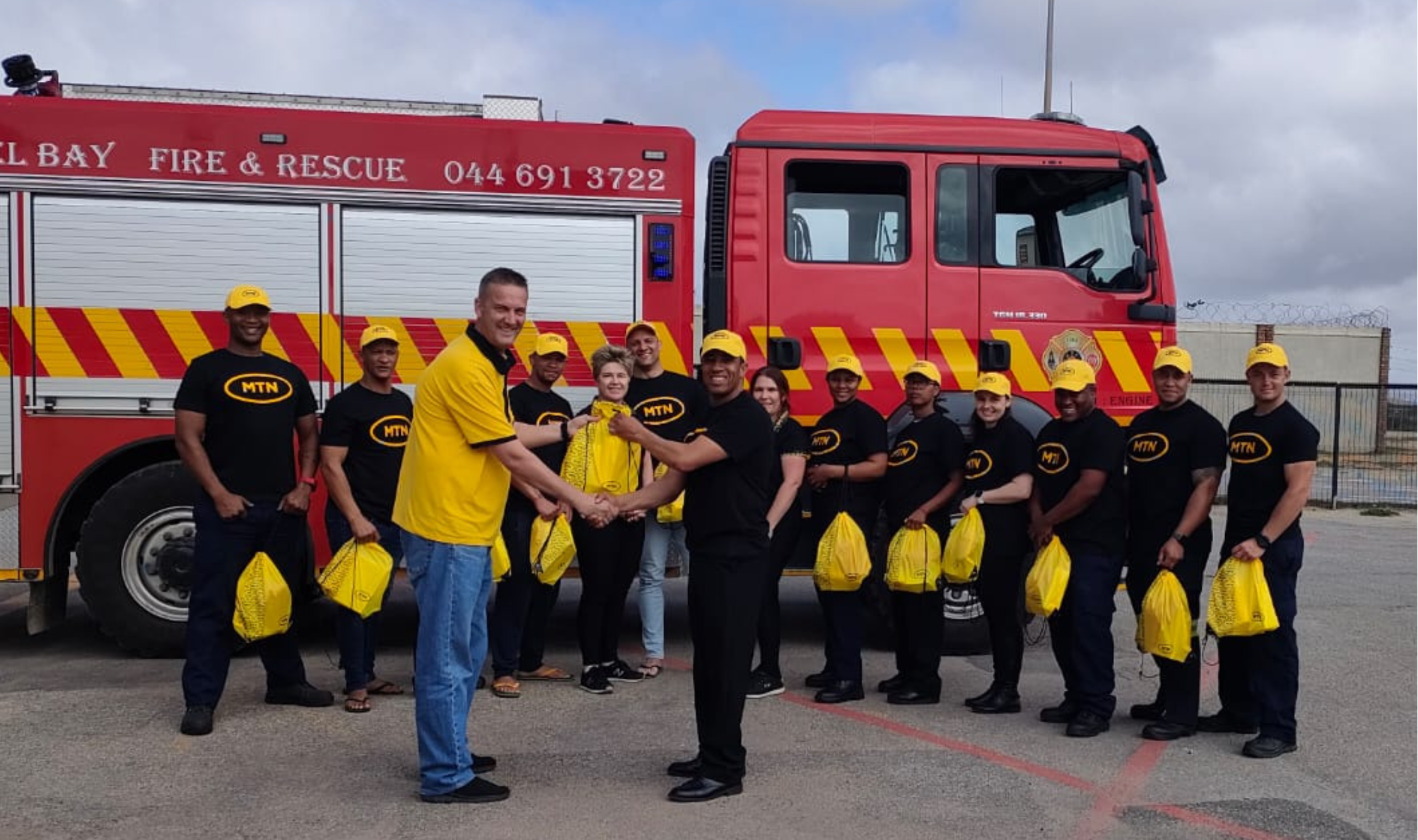 Read more about the article MTN team supports the ‘Toughest Firefighter Alive’ challenge in Mossel Bay